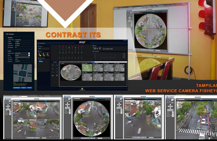 Aplikasi ITS Contrast dengan web service kamera fisheye